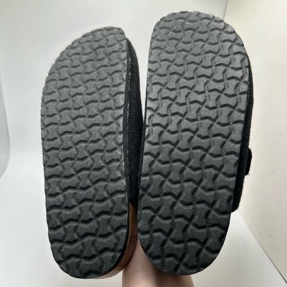 CUSHIONAIRE Women's Cork Footbed Clog 10 BLACK - Picture 5 of 7